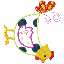 Chickens And Roosters Embroidery Design 3 Chickens And Roosters Embroidery Design 3